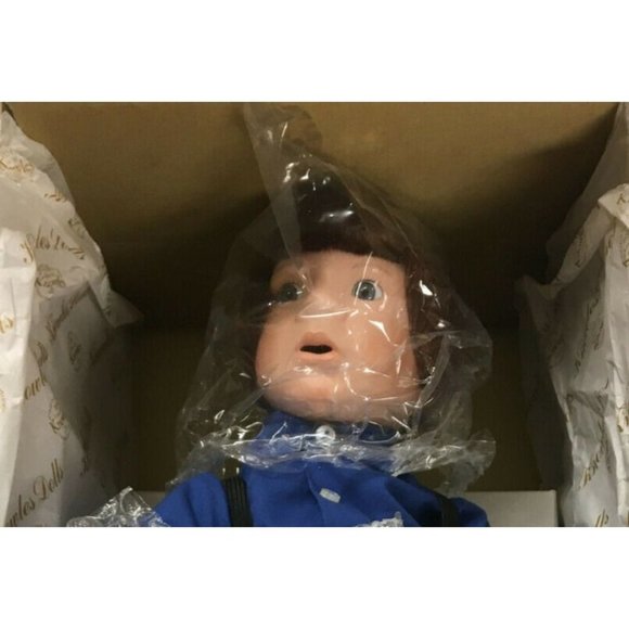 Edwin Knowles Doll "Adam" Amish Blessing "At Prayer" 1991 #4774DA Julie Kruger - Picture 1 of 4